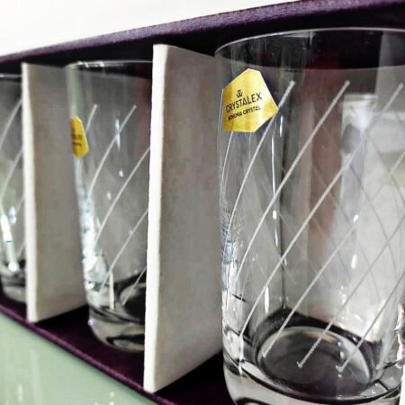 6 Verres à thé Bohemia 44247
