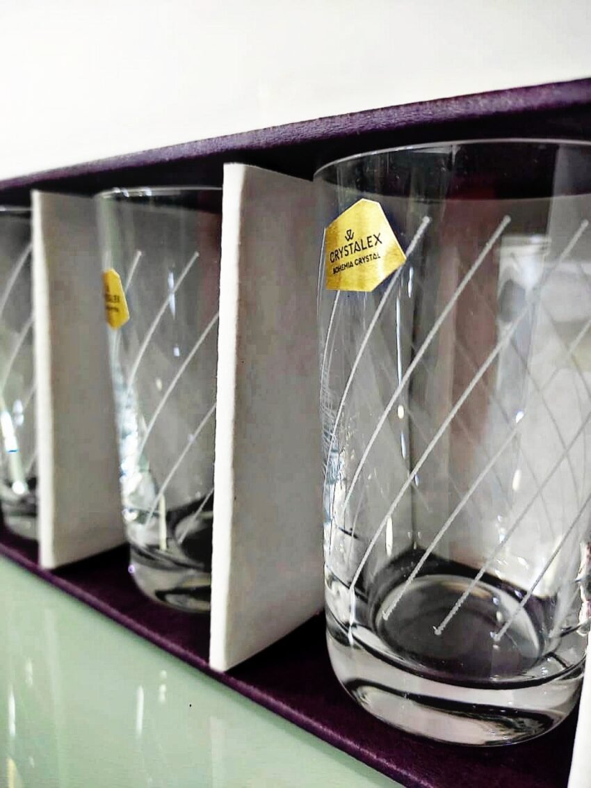 6 Verres à thé Bohemia 44247