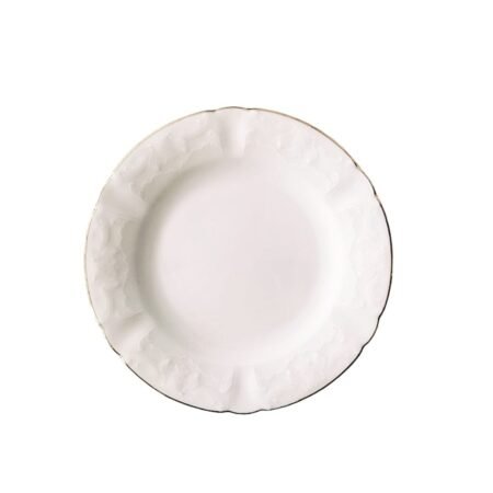 Assiette à gâteau Mary Or