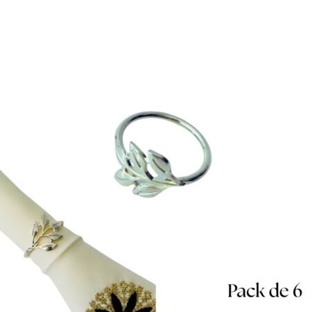 6 Anneaux pour Serviette AG-007