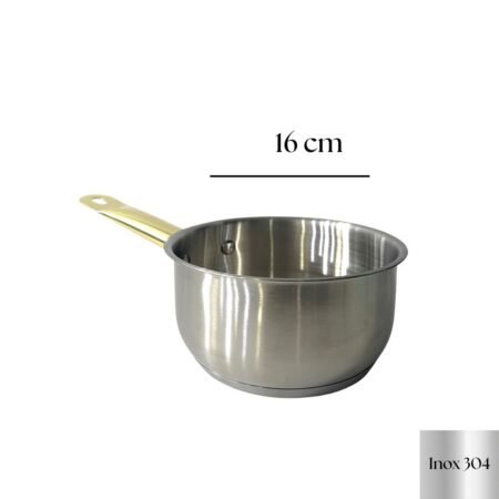 Casserole Inox 16 cm Gold