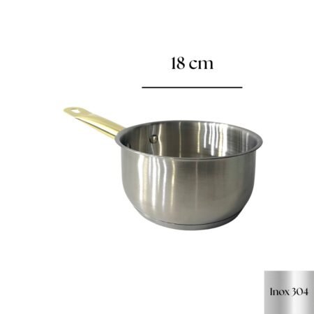 Casserole Inox 18 cm Gold