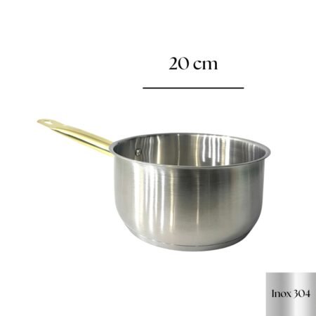 Casserole Inox 20 cm Gold
