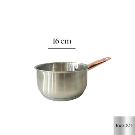 Casserole Inox 16 cm Rose-Gold