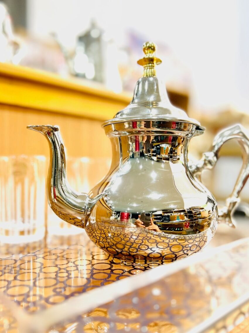Théière Argentée Maroc GM