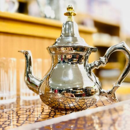 Théière Argentée Maroc MM