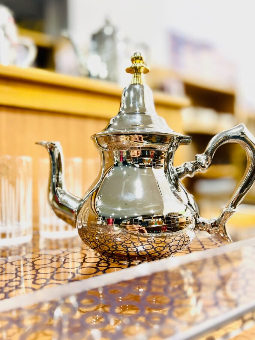 Théière Argentée Maroc MM