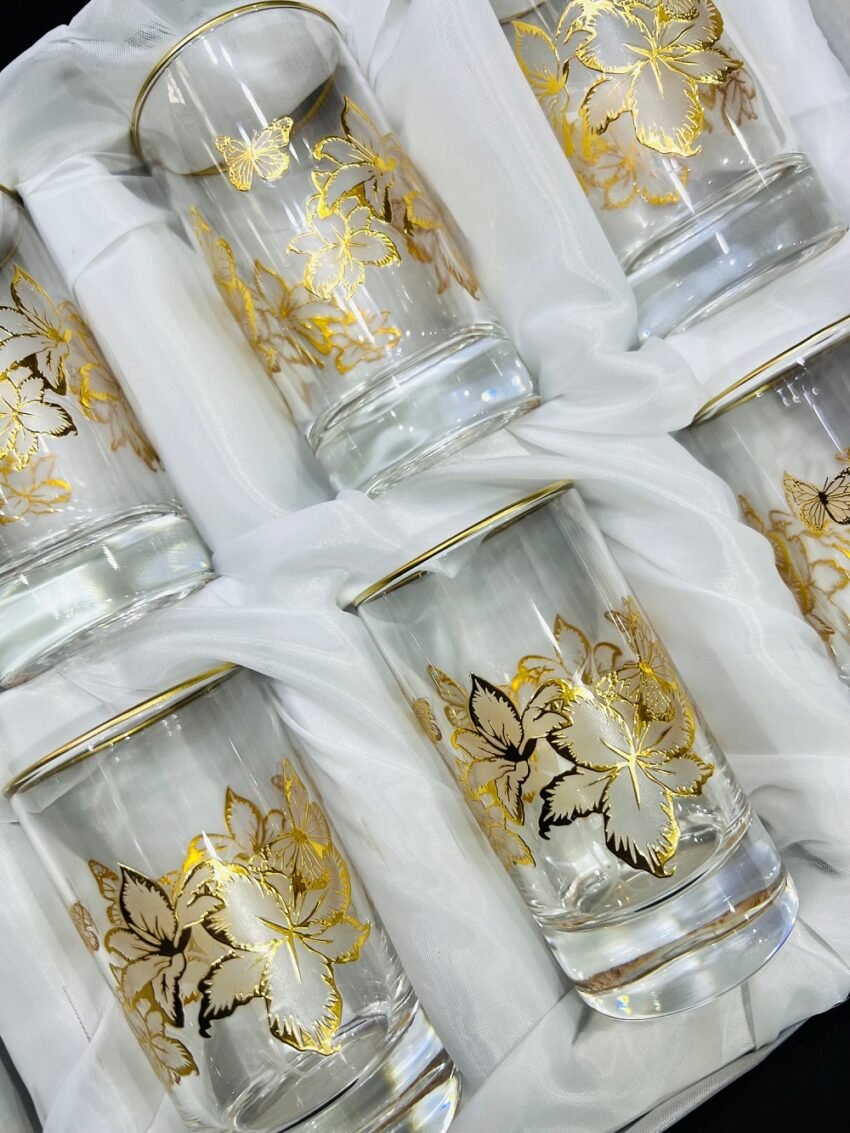 6 Verres à Thé Perle