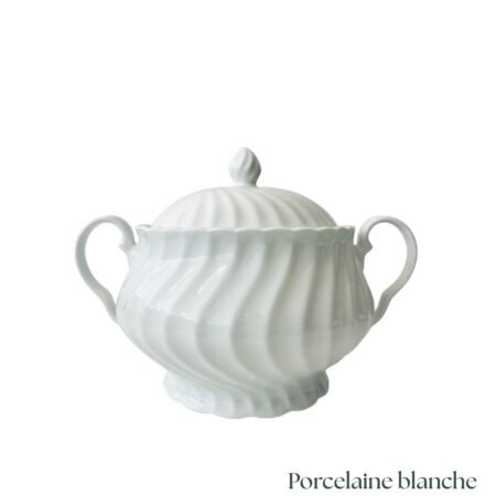 Soupière Blanche Feston