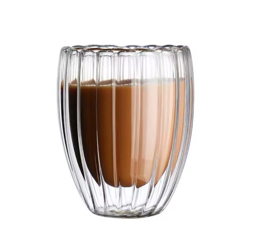 Verre double paroi 350 ml Bandes